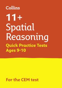 Book Cover for 11+ Spatial Reasoning Quick Practice Tests by Faisal Nasim