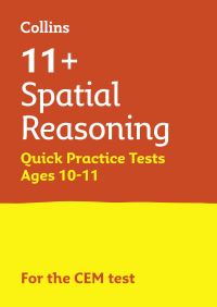 Book Cover for 11+ Spatial Reasoning Quick Practice Tests. Age 10-11 for the Cem Tests by 