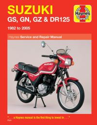Book Cover for Suzuki GS, GN, GZ & DR125 Service and Repair Manual by Jeremy Churchill