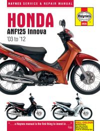 Book Cover for Honda ANF125 Innova Service and Repair Manual by Matthew Coombs