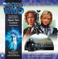 Book Cover for Grand Theft Cosmos by Jacqueline Rayner, Colin Baker