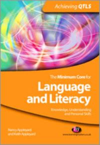 Book Cover for The Minimum Core for Language and Literacy by Nancy Appleyard, Keith Appleyard