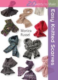 Book Cover for Easy Knitted Scarves by Monica Russel