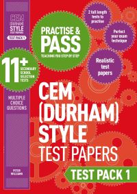 Book Cover for Practise and Pass 11+. Test Pack 1 CEM Test Papers by Peter Williams