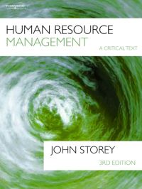 Book Cover for Human Resource Management by John Storey