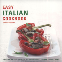 Book Cover for Easy Italian Cookbook by Jennifer Donovan