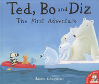 Book Cover for Ted, Bo and Diz by Jason Chapman