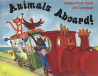 Book Cover for Animals Aboard! by Andrew Peters, James Coplestone
