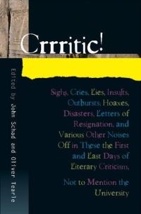 Book Cover for Crrritic! by John Schad, Oliver Tearle