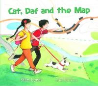 Book Cover for Cat, Daf and the Map by Siân Lewis
