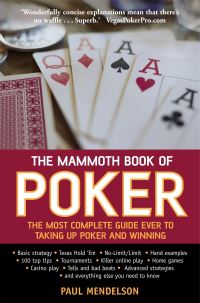 Book Cover for The Mammoth Book of Poker by Paul Mendelson