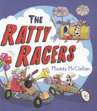 Book Cover for The Ratty Racers by Maddy McClellan