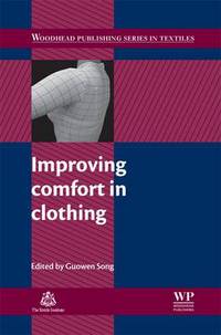 Book Cover for Improving Comfort in Clothing by Guowen Song, England Textile Institute Manchester