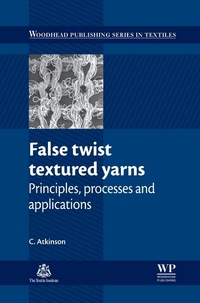 Book Cover for False Twist Textured Yarns by C Atkinson, England Textile Institute Manchester