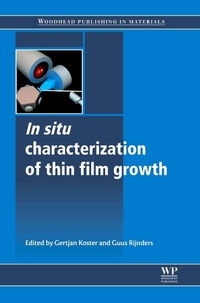 Book Cover for In Situ Characterization of Thin Film Growth by Gertjan Koster, Guus Rijnders