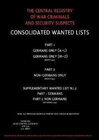 Book Cover for CROWCASS. Central Registry of War Criminals and Security Suspects.Wanted Lists. Soft Back Edition. by F W Eames
