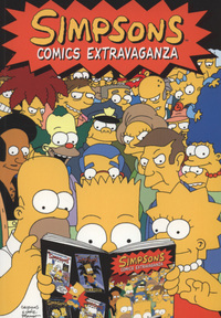 Book Cover for Simpsons Comics Extravaganza by Deb Lucusta, Dan Castellaneta, Tim Bavington, Phil Ortiz, Sondra Roy, Matt Groening
