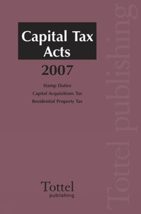 Book Cover for Capital Tax Acts 2007 by Michael Buckley