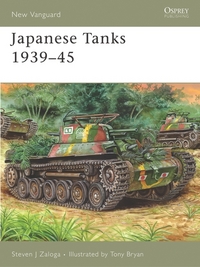 Book Cover for Japanese Tanks 1939-45 by Steve Zaloga, Peter Bull