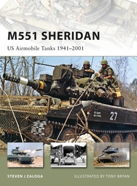 Book Cover for M551 Sheridan by Steve Zaloga, Tony Bryan