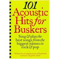Book Cover for 101 Acoustic Hits For Buskers by Bob Dylan