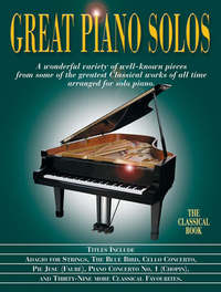 Book Cover for Great Piano Solos - The Classical Book by Peter Maxwell Davies