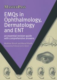 Book Cover for EMQs in Ophthalmology, Dermatology and ENT by Mukhtar Bizrah, Manaf Khatib