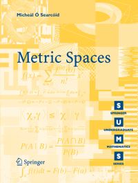 Book Cover for Metric Spaces by Mícheál Ó Searcóid