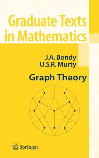 Book Cover for Graph Theory by J A Bondy, U S R Murty