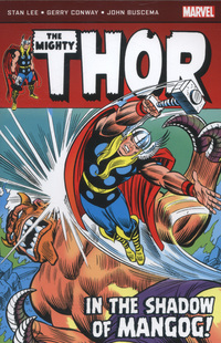 Book Cover for The Mighty Thor in The Shadow of Mangog by Stan Lee, Gerry Conway