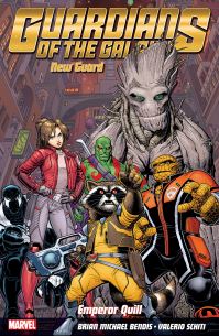 Book Cover for Guardians of the Galaxy New Guard. Emperor Quill by Brian Michael Bendis, Richard Isanove