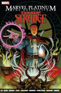 Book Cover for The Definitive Doctor Strange by Stan Lee, Roy Thomas, Steve Engelhart, Marv Wolfman, Roger Stern, Len Kaminski, Brian K Vaughan, Joe Edkin