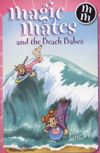 Book Cover for Magic Mates and the Beach Babes by Jane West, Stik
