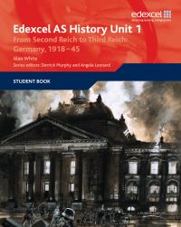 Book Cover for Edexcel AS History, Unit 1. From Second Reich to Third Reich by Alan White