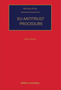 Book Cover for Kerse & Khan on EU Antitrust Procedure by Nicholas Khan, C S Kerse