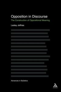 Book Cover for Opposition in Discourse by Lesley Jeffries