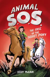 Book Cover for The Case of the Secret Pony by Kelly McKain