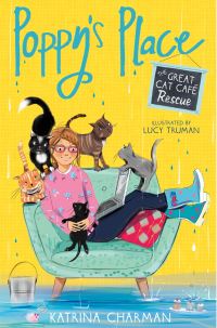 Book Cover for The Great Cat Café Rescue by Katrina Charman