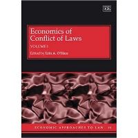 Book Cover for Economics of Conflict of Laws by Erin OHara OConnor