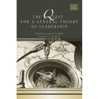 Book Cover for The Quest for a General Theory of Leadership by George R Goethals, Georgia Jones Sorenson