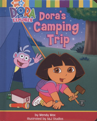 Book Cover for Dora's Camping Trip by Wendy Wax, AJ Studios