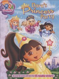 Book Cover for Dora's Princess Party Sticker Book by Nickelodeon