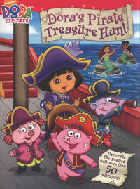 Book Cover for Dora's Pirate Treasure Hunt by Ellie Seiss, Valerie Walsh, Steven Savitsky