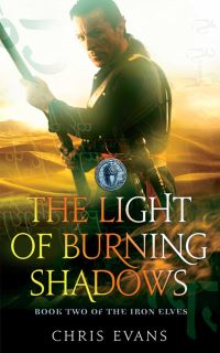 Book Cover for The Light of Burning Shadows by Chris Evans