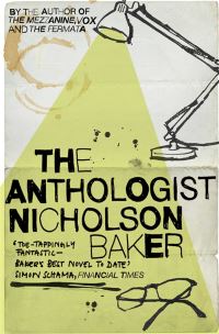 Book Cover for The Anthologist by Nicholson Baker