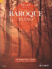 Book Cover for Relax With Baroque Piano by Hal Leonard Corp
