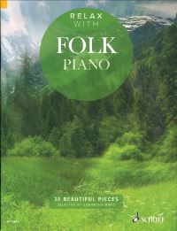 Book Cover for Relax With Folk Piano by Hal Leonard Corp