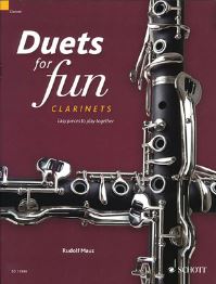 Book Cover for Duets for Fun: Clarinets by Hal Leonard Corp