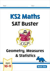 Book Cover for KS2 Maths SAT Buster by CGP Books