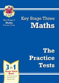 Book Cover for KS3 Maths Practice Tests by CGP Books